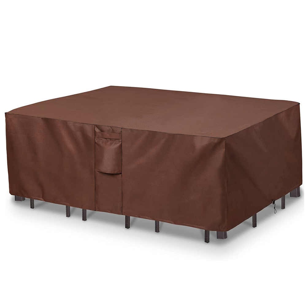 Outdoor Furniture Sunbrella - Marrón 420D HEAVY DUTY Cubierta impermeable