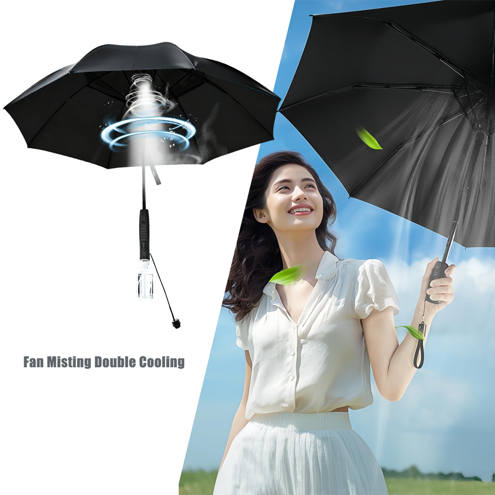 Parasol Umbrella Large - Sombrilla de sol recargable por USB