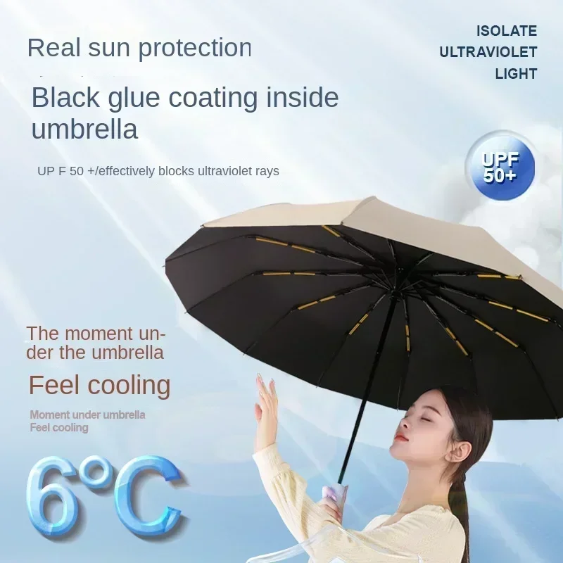 Parasol Umbrella Large - Paraguas de Alta Calidad para Hombre