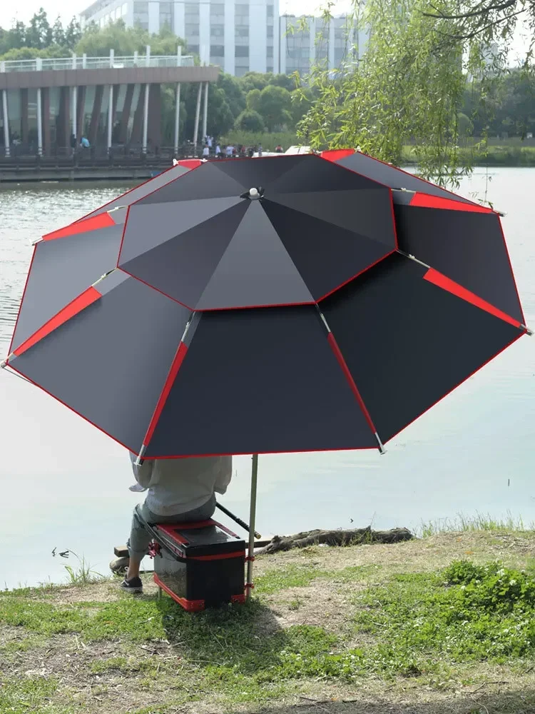 Parasol Umbrella Large - Sombrilla de Jardín Plegable de Doble