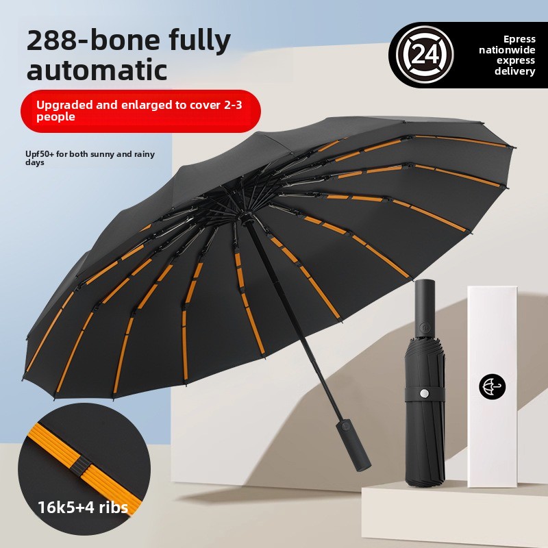Parasol Umbrella Large - 288 hueso totalmente automático nuevo tamaño