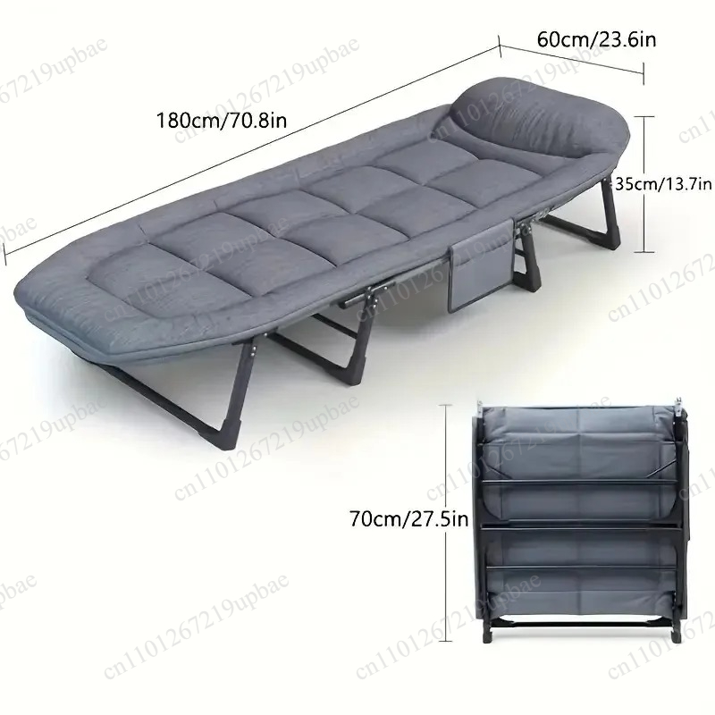 Outdoor Furniture Fabric - Cama Plegable Portátil, Silla de Camping