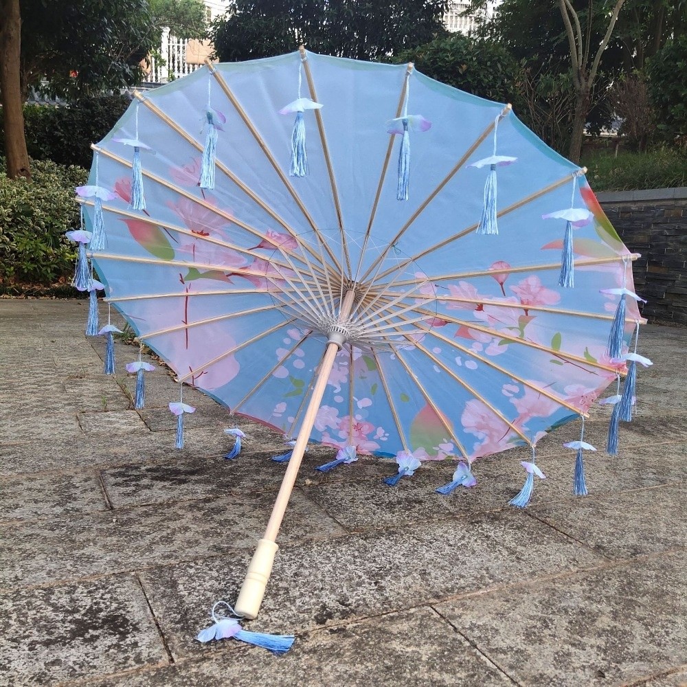 Parasol Umbrella Large - Paraguas de seda de arte japonés