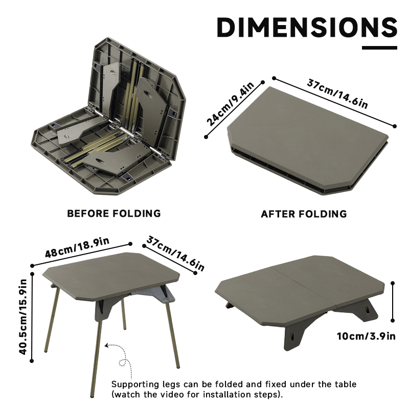 Mesa WESTTUNE para acampar al  - Outdoor Furniture Usa reseña y precio