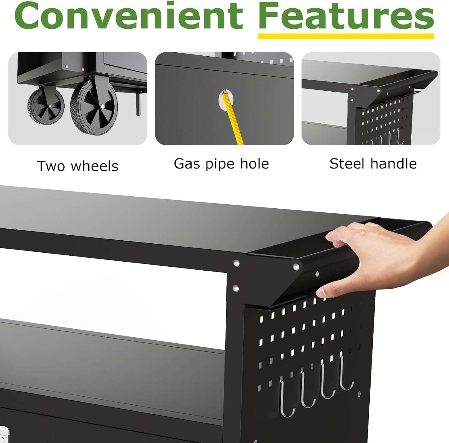 Carrito de parrilla para exter - Outdoor Furniture Usa reseña y precio