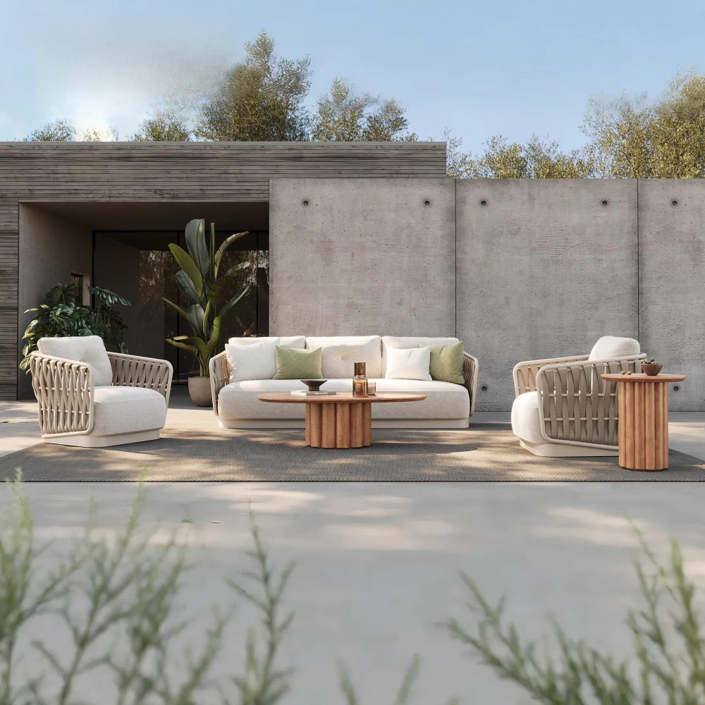 Conjunto de Sofás de Jardín de - Rattan Lounge Set reseña y precio