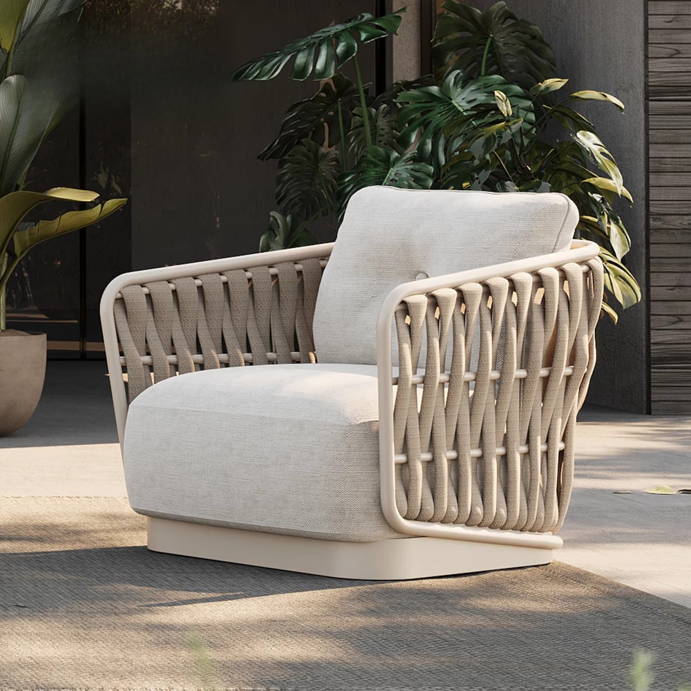 Conjunto de Sofás de Jardín de - Rattan Lounge Set reseña y precio