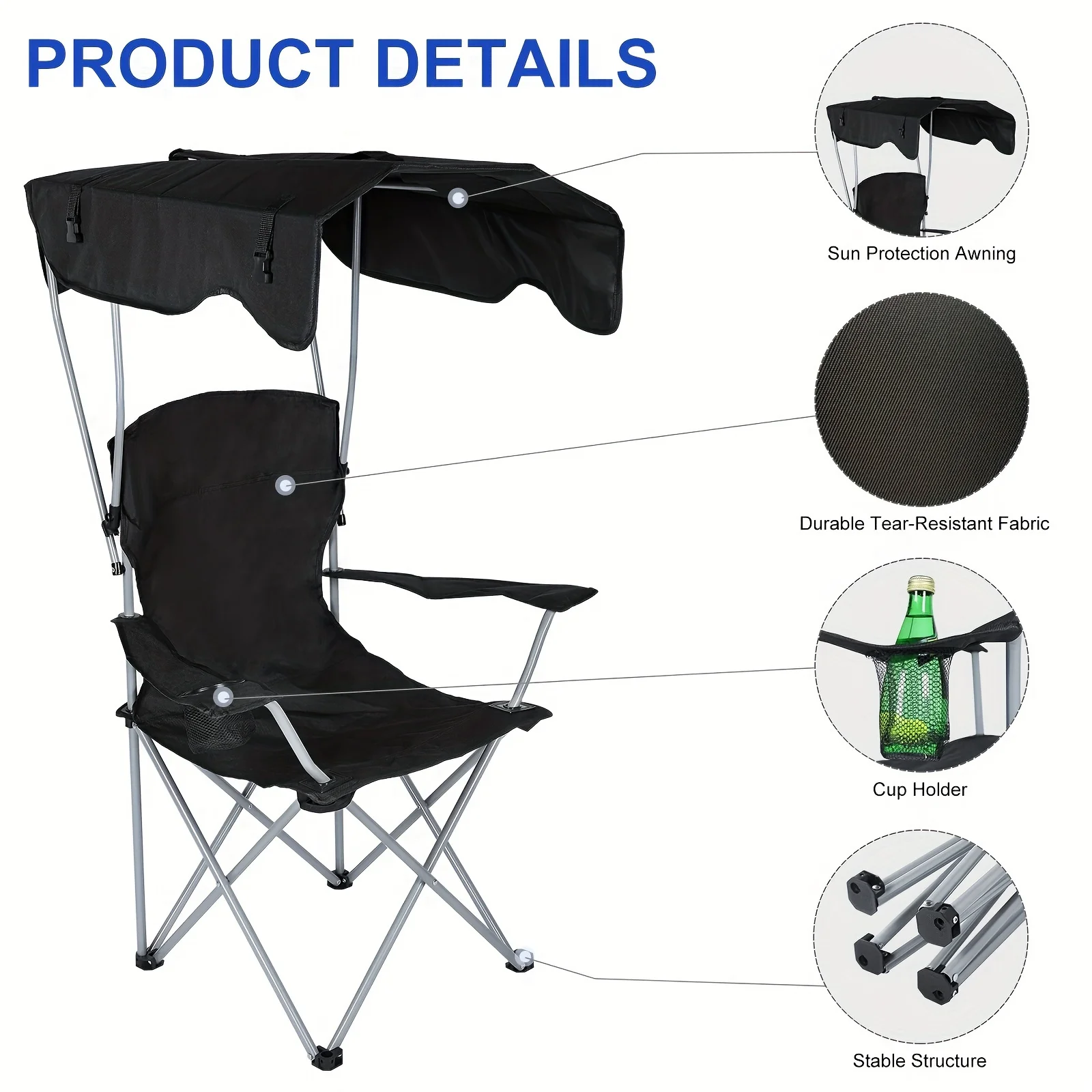 Sillón con dosel y sombrilla p - Outdoor Furniture Sunbrella reseña y precio