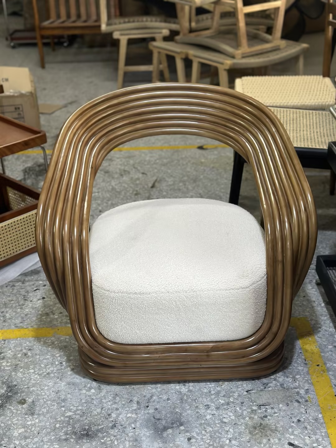 # Silla de Ratán de Madera Mod - Outdoor Furniture Vietnam reseña y precio