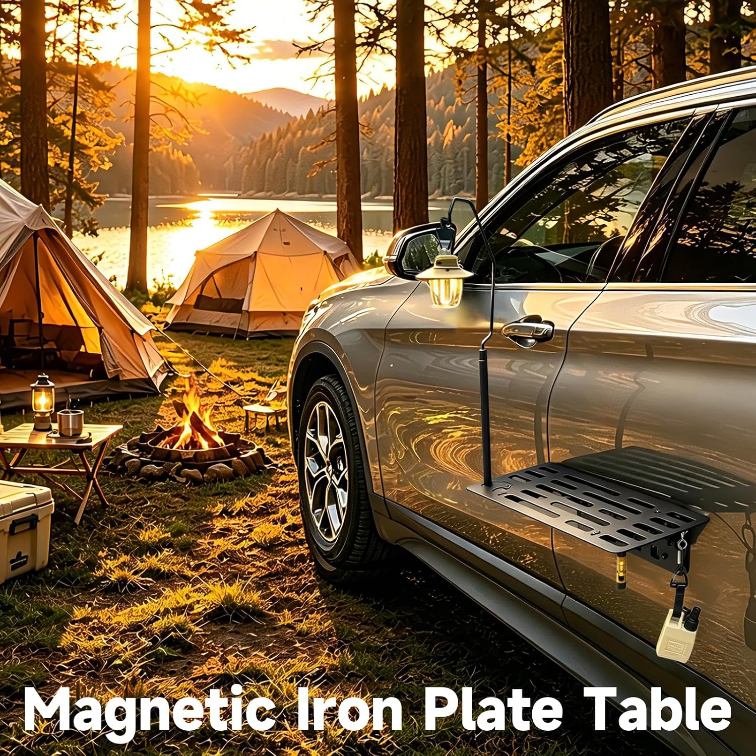 Mesa Lateral Plegable Magnétic - Outdoor Furniture Usa reseña y precio