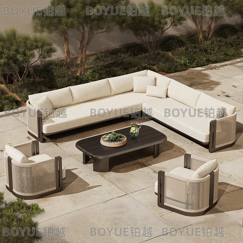 Conjunto de Sofás de Ratán par - Rattan Lounge Set reseña y precio