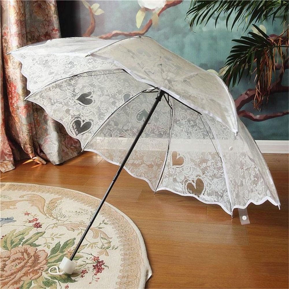 Sombrilla de encaje plegable V - Parasol Umbrella Large reseña y precio