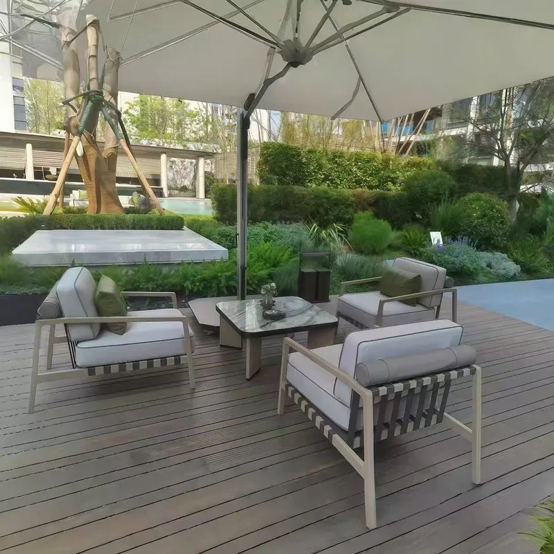 Conjunto de Muebles de Jardín  - Rattan Lounge Set reseña y precio