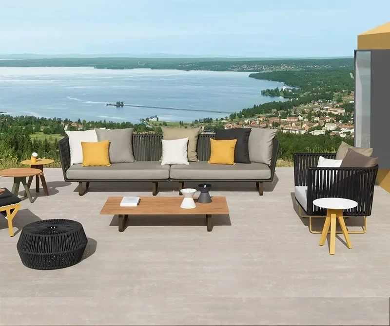# Conjunto de sofá de jardín,  - Rattan Lounge Set reseña y precio