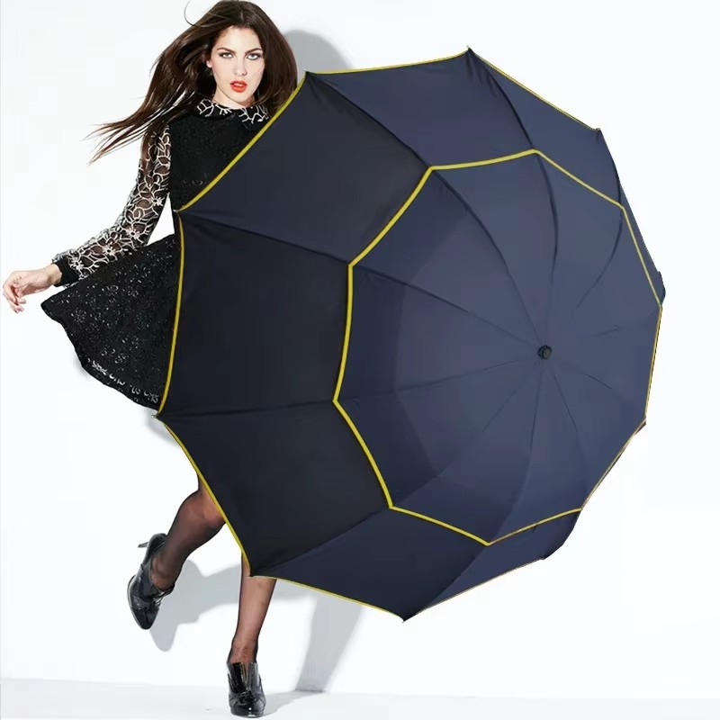 Paraguas doble fuerte resisten - Parasol Umbrella Large reseña y precio