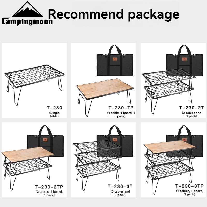 CAMPINGMOON T-230 Mesa de Camp - Outdoor Furniture Usa reseña y precio
