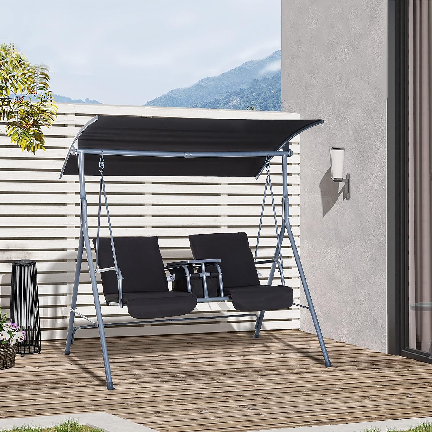 Columpio de porche para 2 pers - Outdoor Furniture Sunbrella reseña y precio