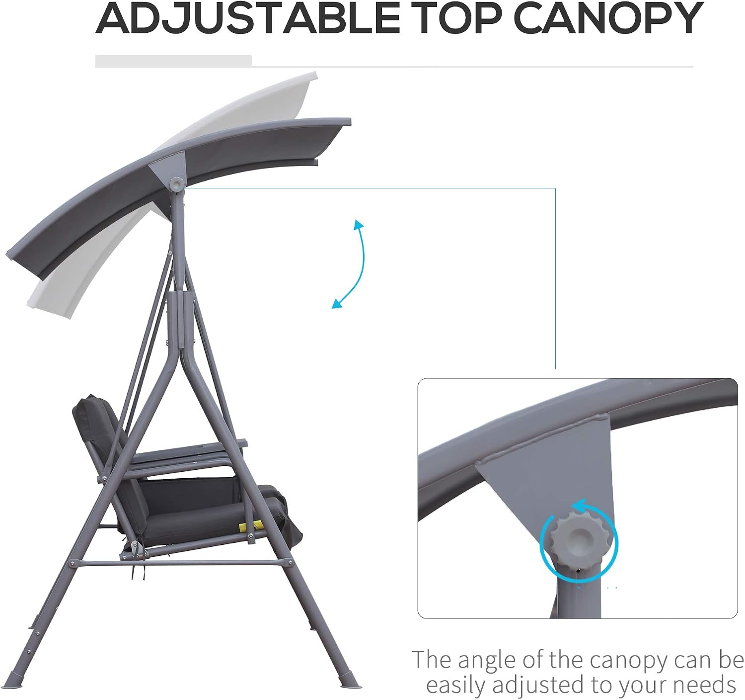 Columpio de porche para 2 pers - Outdoor Furniture Sunbrella reseña y precio