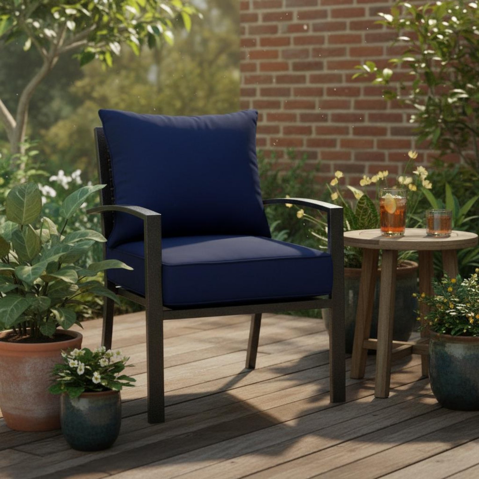 Funda extraíble para cojín de  - Outdoor Furniture Fabric reseña y precio