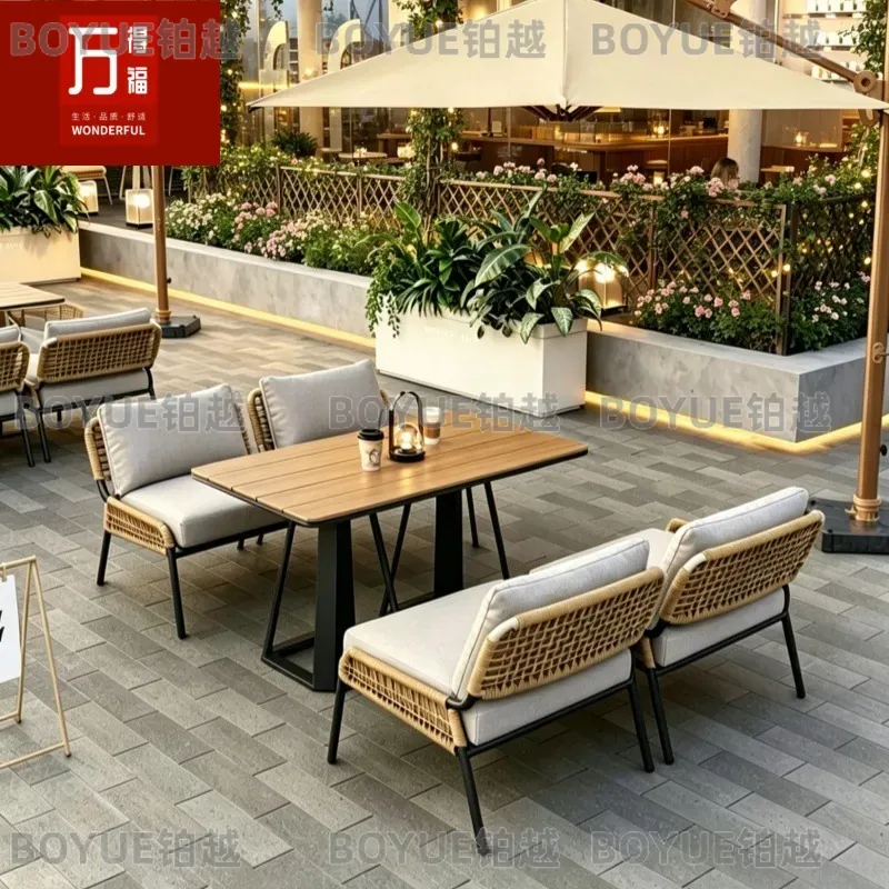 Conjunto de Muebles de Jardín  - Rattan Lounge Set reseña y precio