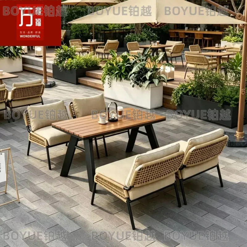 Conjunto de Muebles de Jardín  - Rattan Lounge Set reseña y precio