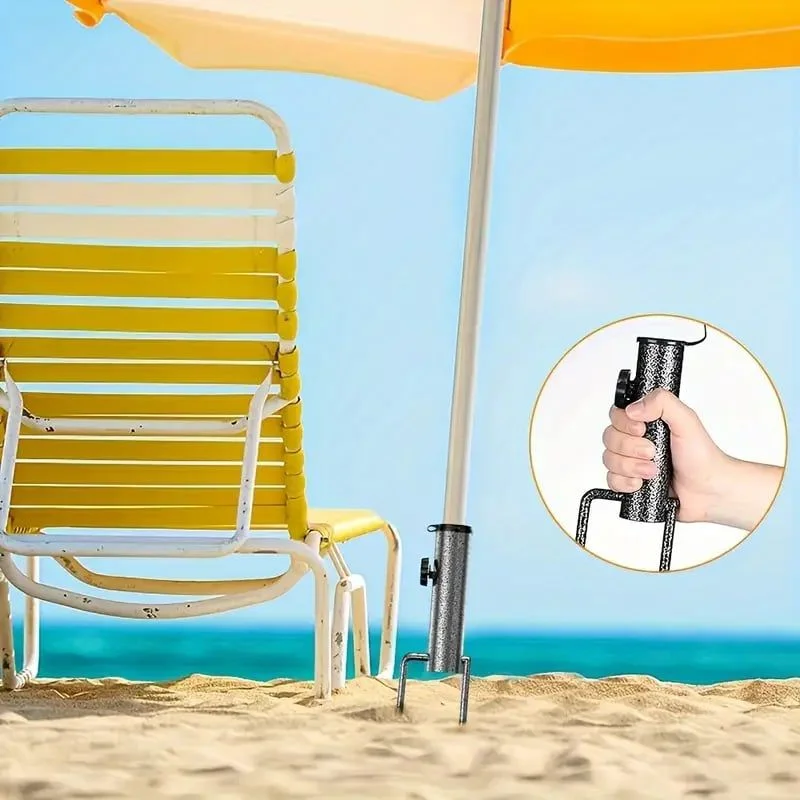 Soporte de sombrilla de playa  - Outdoor Furniture Sunbrella reseña y precio
