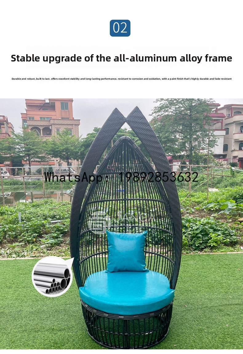 Silla de salón tejida de mimbr - Rattan Lounge Set reseña y precio
