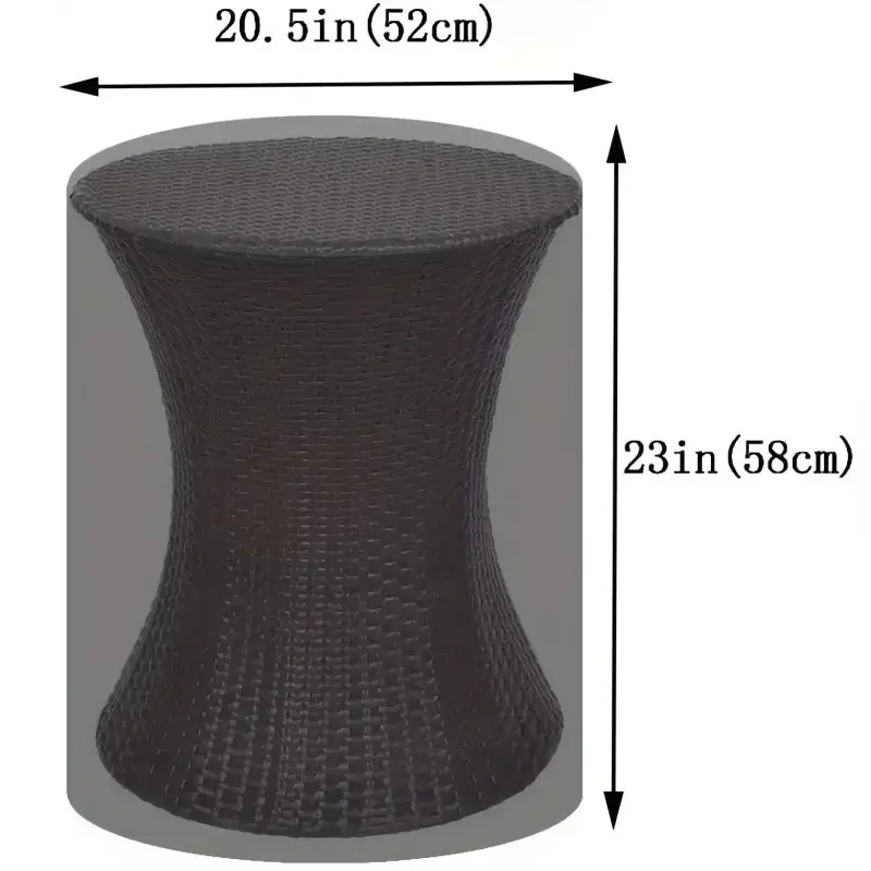 Cubierta de mesa tejida para e - Outdoor Furniture Usa reseña y precio